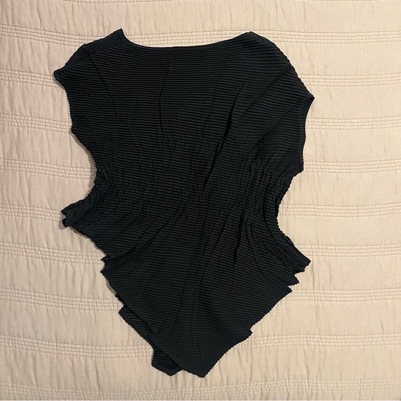 Babette Tops - Babette Black Ruched Women's Blouse